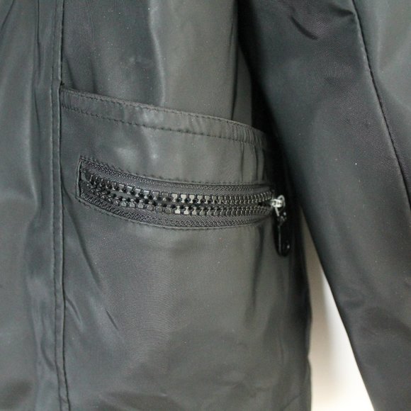 [WEATHER SPIRITS] Reversible Pleather and Faux Fur Coat - Picture 6 of 16